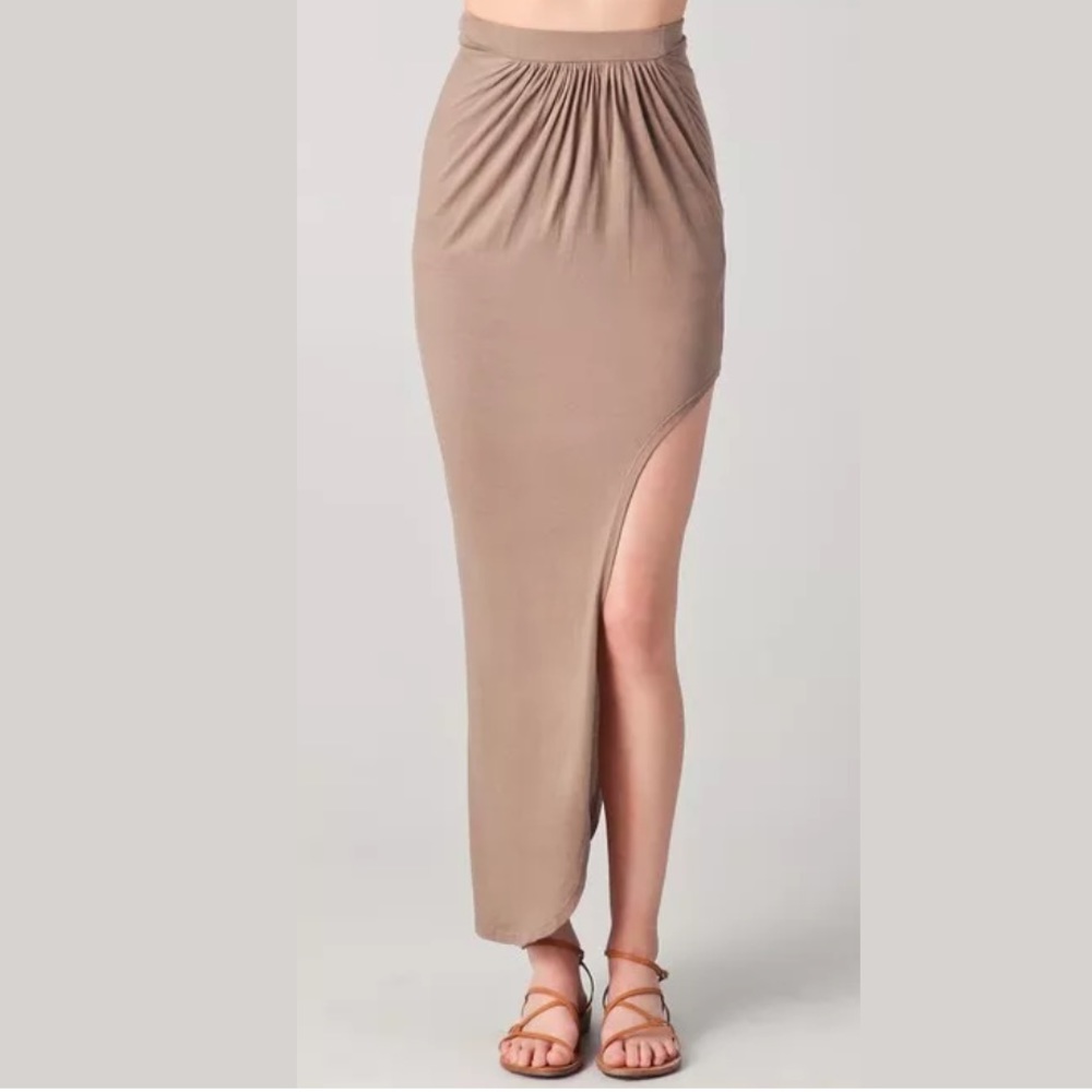NEW Daftbird Angle Maxi Skirt, Nutmeg
